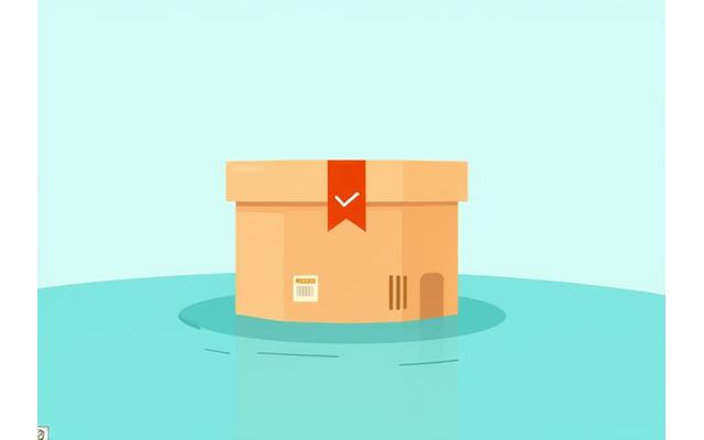 Illustration of a package being returned, symbolizing easy returns and customer satisfaction